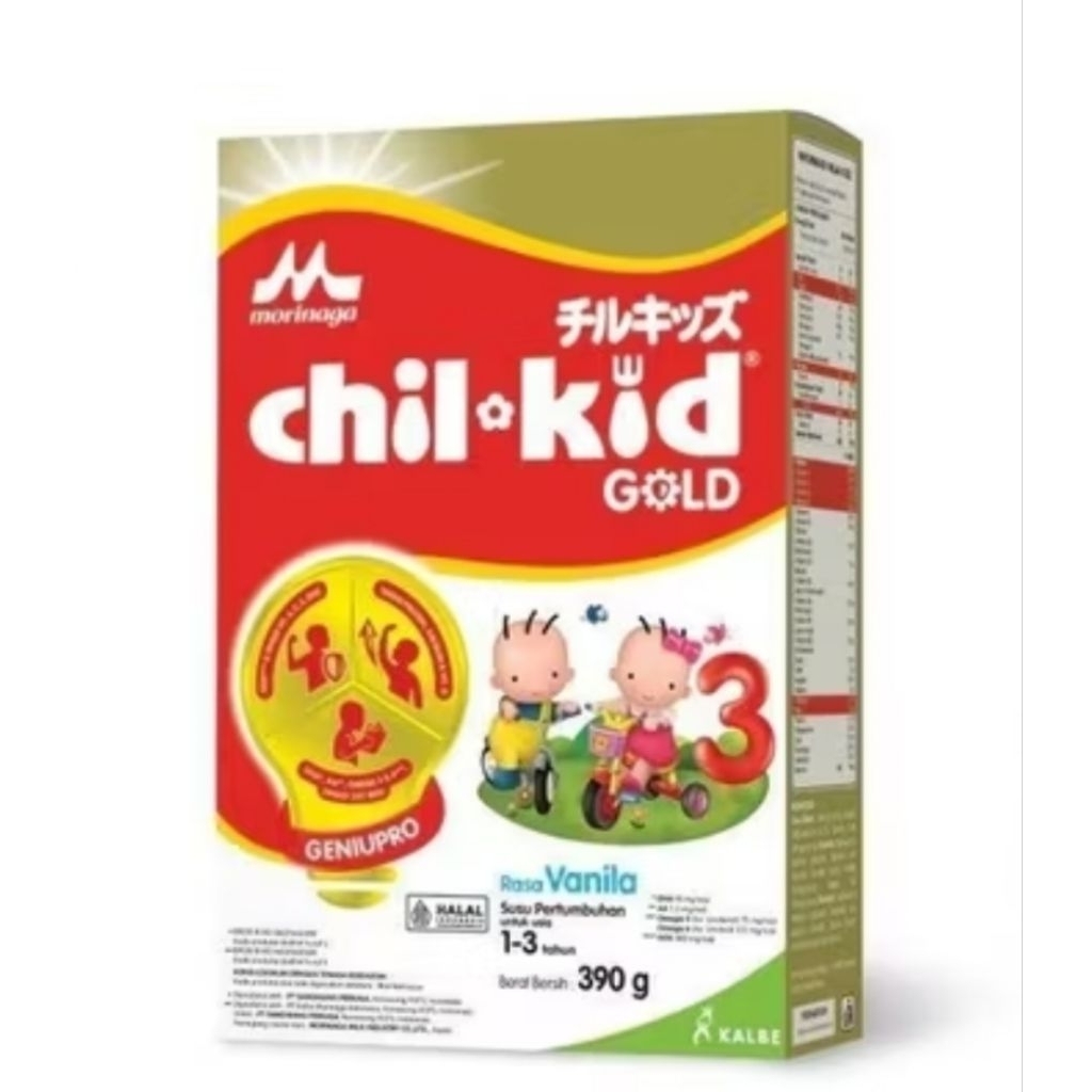 

Morinaga Chil Kid Gold 3 Vanilla 1-3 Tahun 390 gr