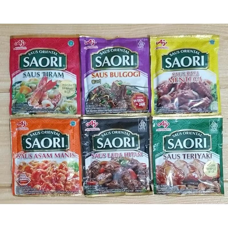 

MURAH Saori Saus Tiram Sachet / Saori Mentega / Saori Bulgogi / Saori Lada Hitam