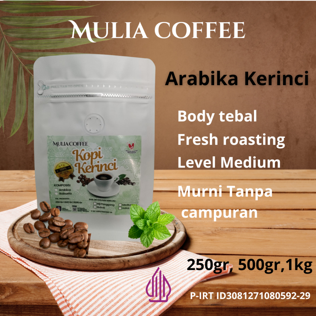 

Kopi Kerinci Specialty 250gr, 500gr,1kg