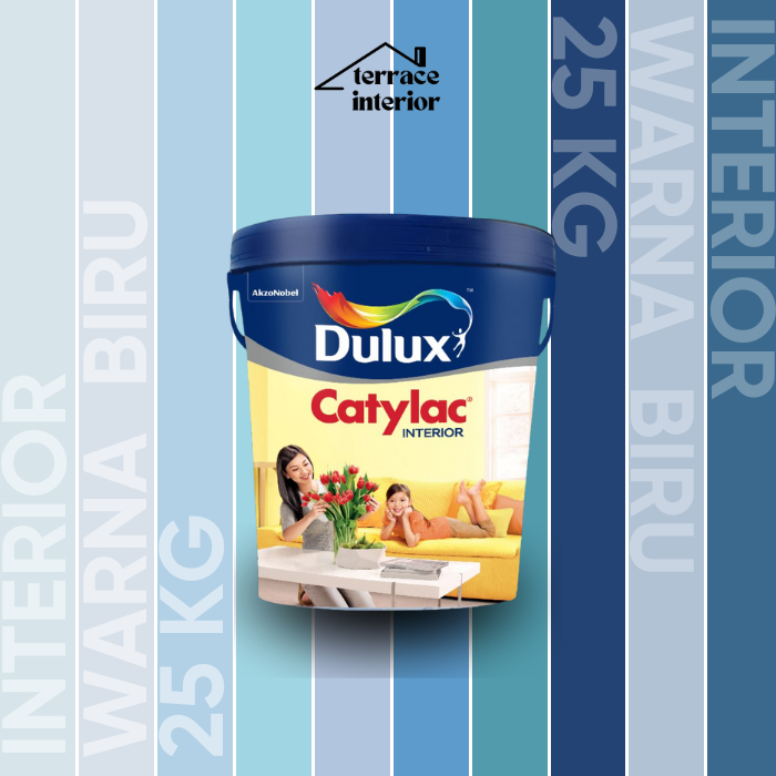 Cat Tembok Dulux Catylac Interior Warna Biru 25KG