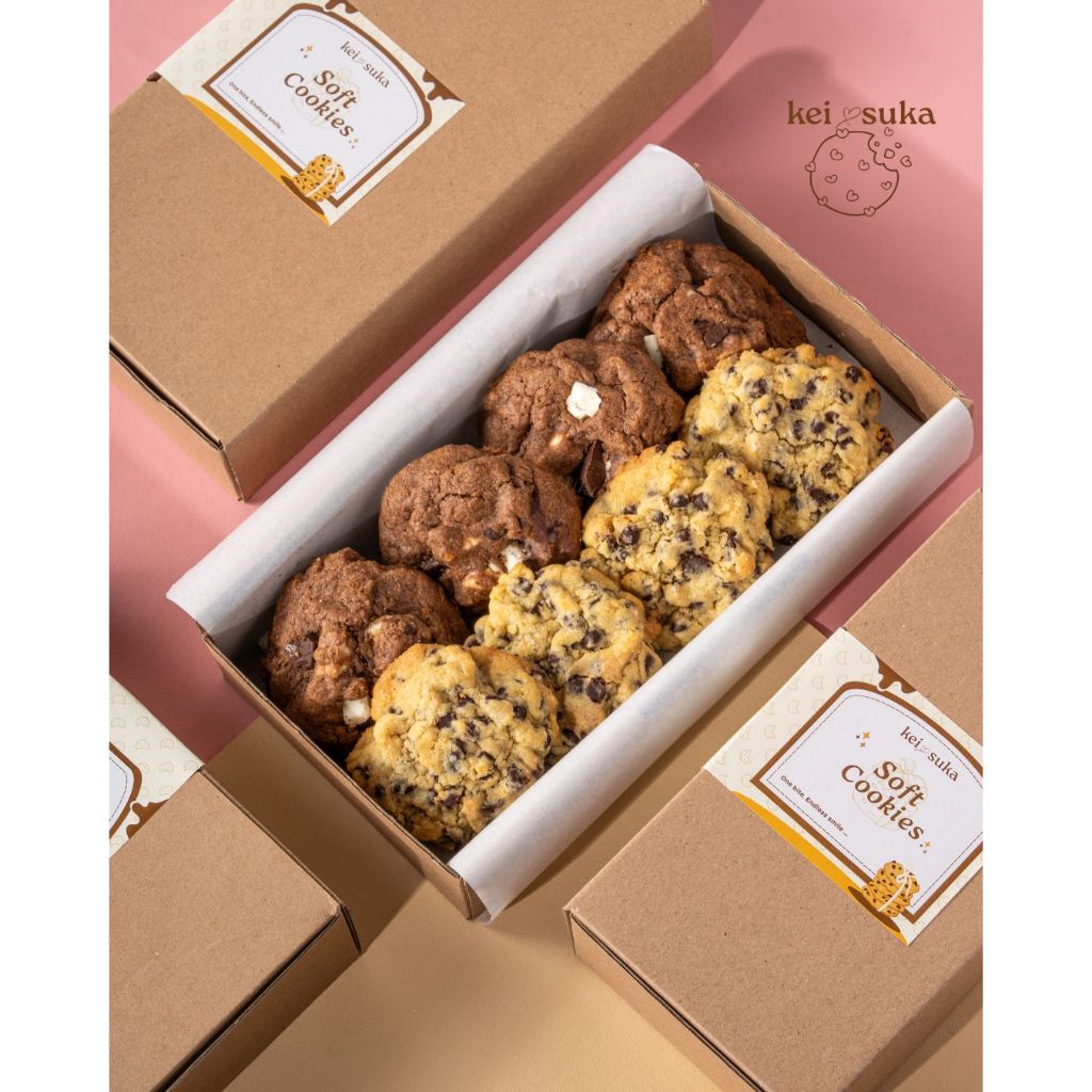 

Soft Baked Cookies Keisuka Big Chocolate chip Cookies Biskuit Coklat