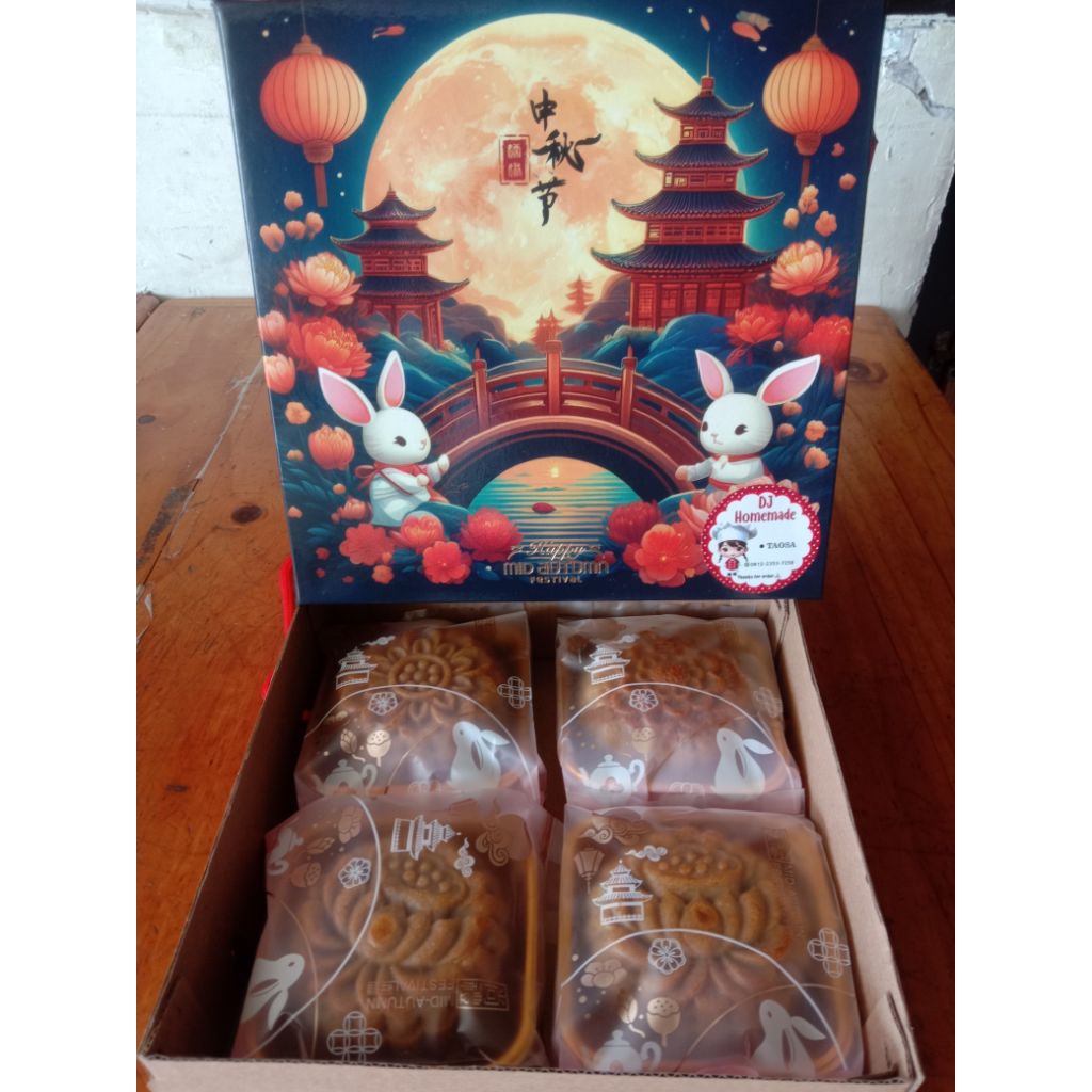 

mooncake dj homemade/ kue bulan / tiong ciu pia