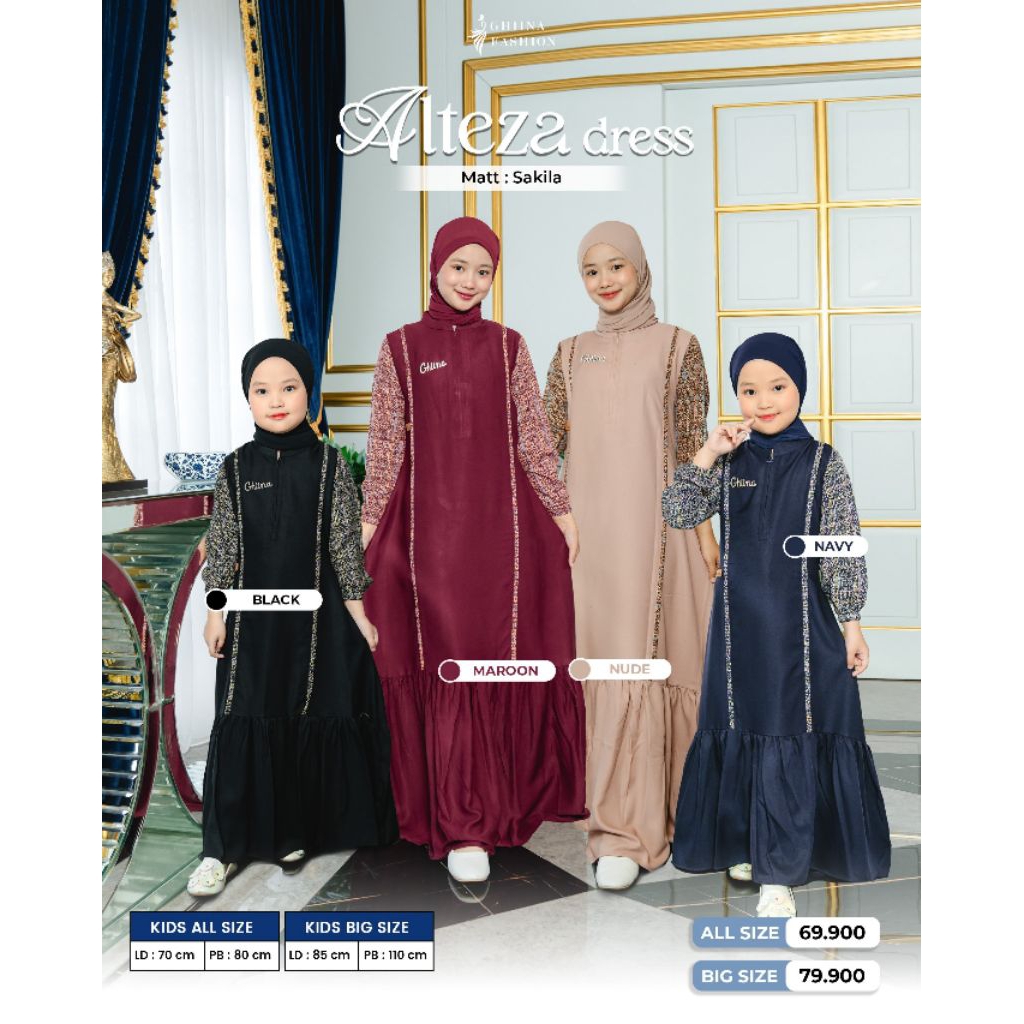 Alteza dress kids by ghina fashion