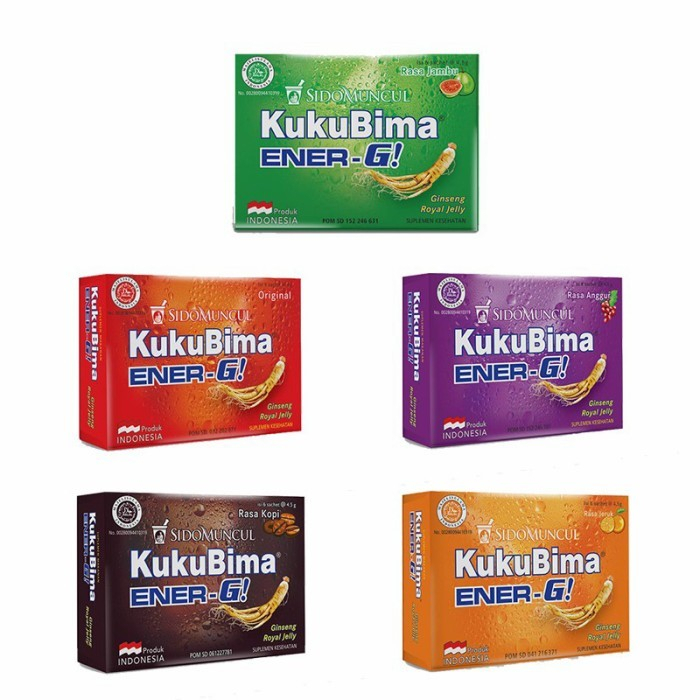 

Kukubima Ener-G 1 Dus Isi 6 Sachet Minuman Energi Serbuk Isotonik