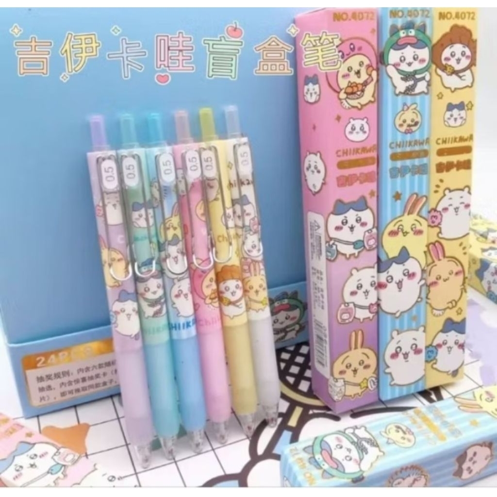 

Blindbox ballpoint gel chikawa 0,5MM ( Harga Per Pcs )