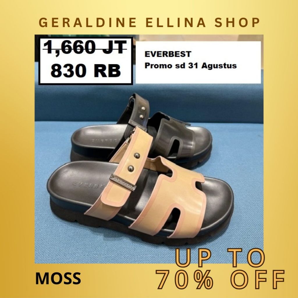 Sandal slide pria EVERBEST original store seri MOSS