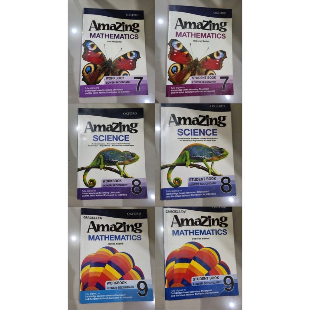 BUKU BEKAS ORIGINAL AMAZING SCIENCE 8 9 STUDENT BOOK LOWER SECONDARY