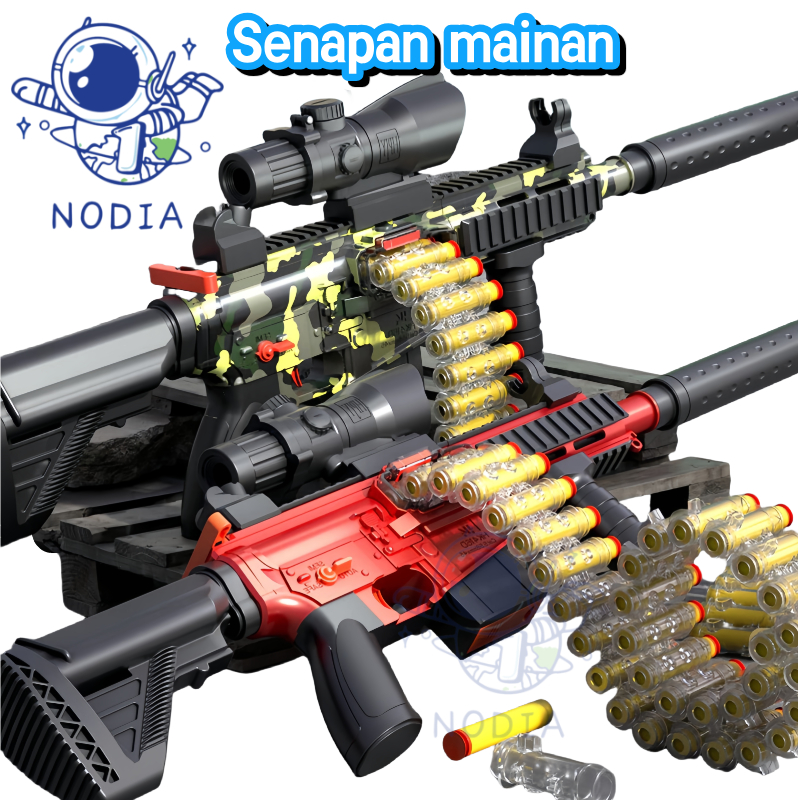 NODIA Mainan Senapan Tembakan Senapan Toy Eva Soft Bullet Mainan Tentara Anak