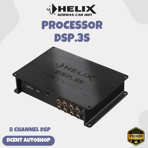 Digital Sound Processor Mobil - Processor Helix DSP 3S - High-Res 8 Channel Signal Processor - Proce