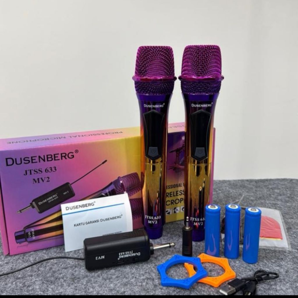 Mic wireless Dusenberg MV2 Original Bisa Charger