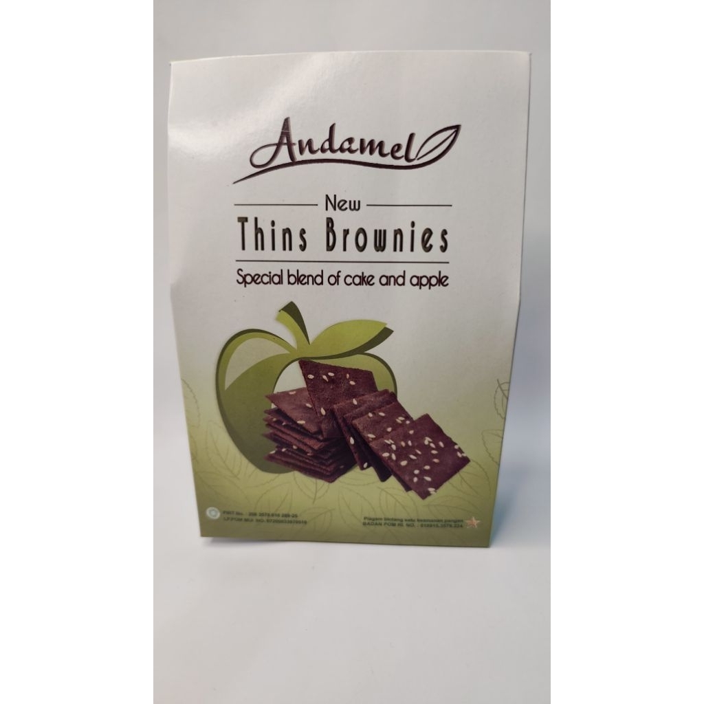 

Andamel Brownies cokelat apel