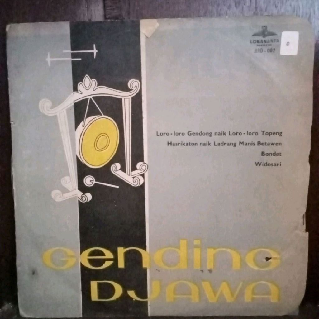 Vinyl Piringan Hitam Lokananta 12 inch Gending Djawa - Loro Loro Gendong