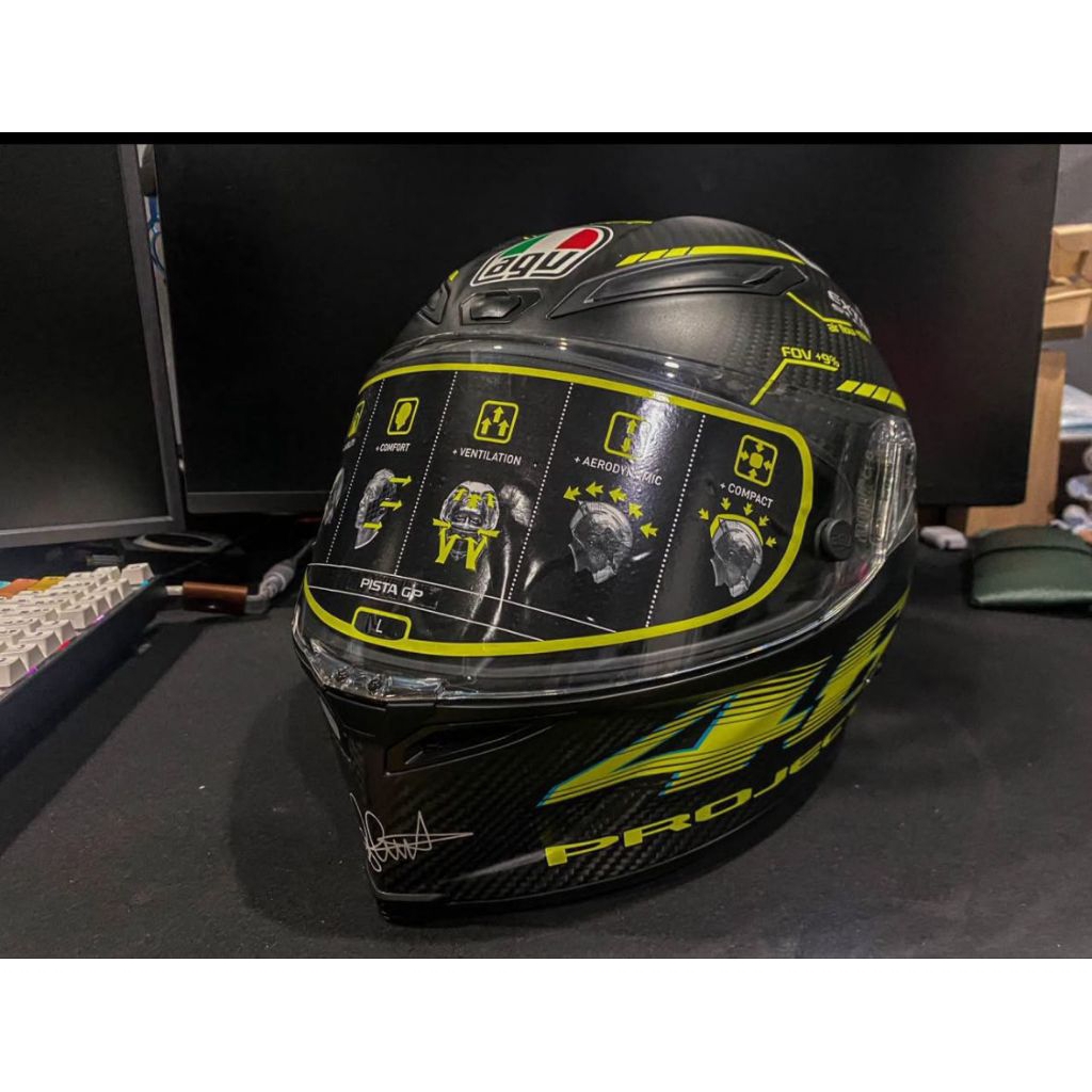 Helm Full Face AGV Pista VR 46 Projects
