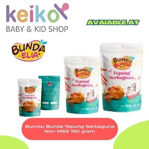 

Bumbu Bunda Tepung Serbaguna Non MSG 150 gram