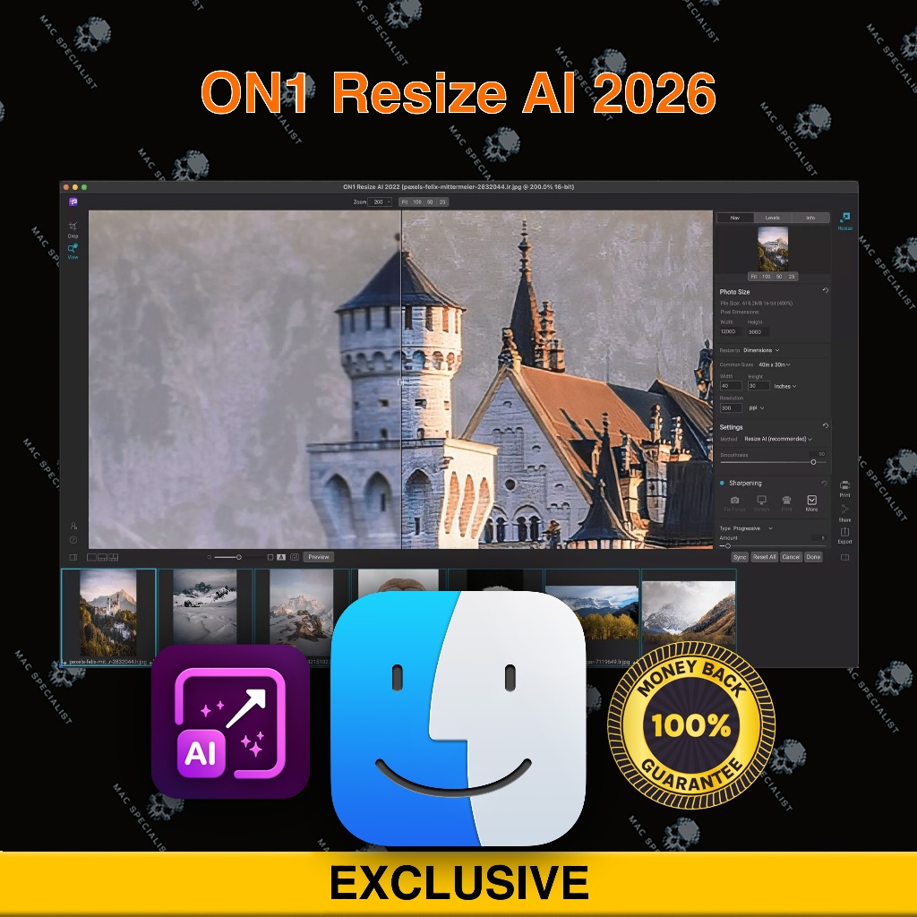 ON1 Resize AI 2026 Full Version Macbook | Mac App