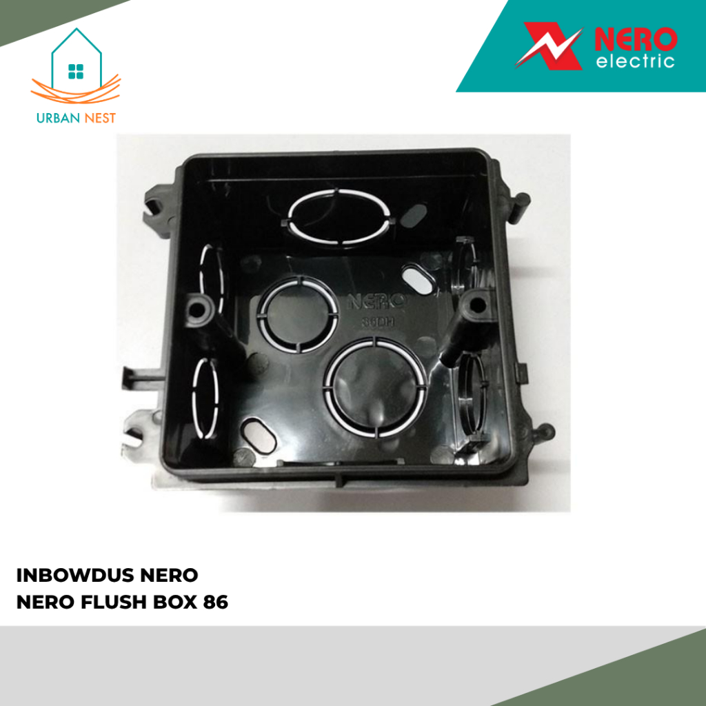 Inbow Dus NERO / NERO FLUSH BOX 86 / Rumah Saklar / Inbowdus