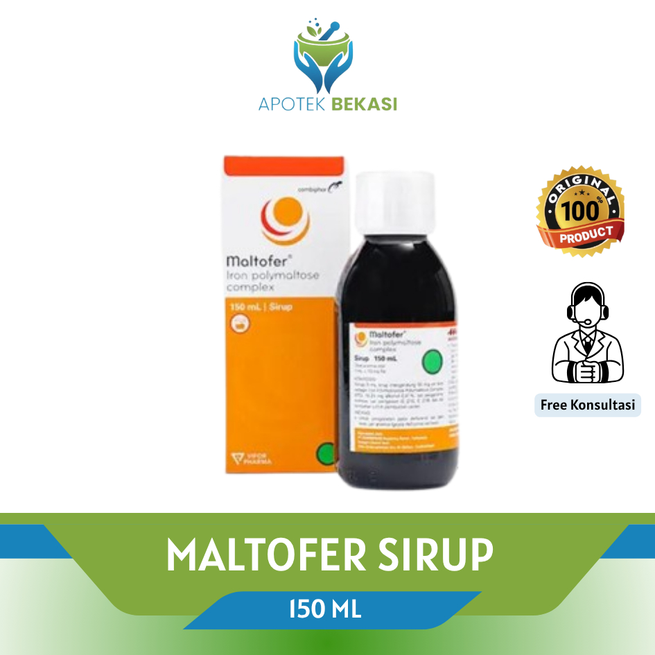 

Maltofer Syrup 150 ml (Penambah Darah)
