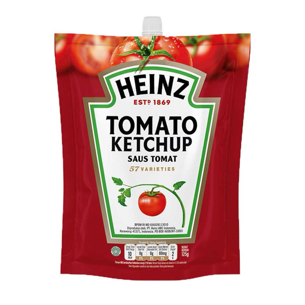 

HEINZ SAUS TOMAT POUCH 125g