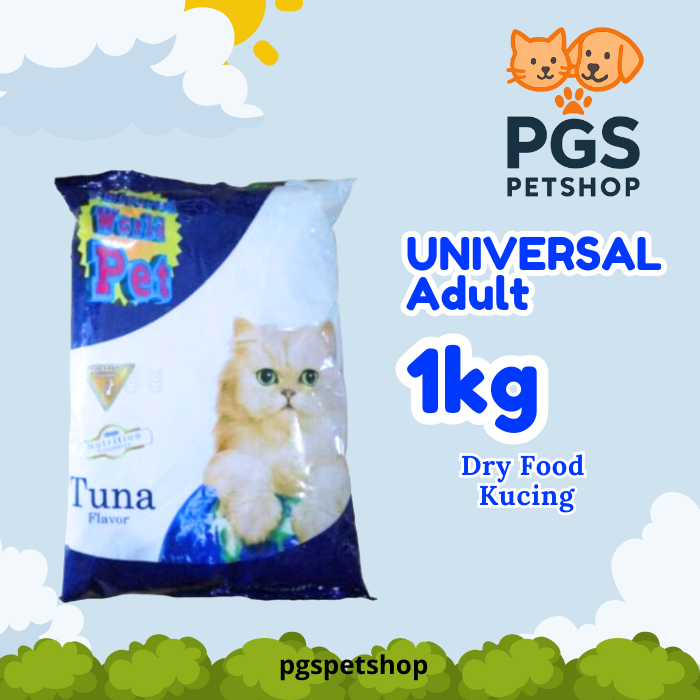 Universal Tuna 1kg Dry Cat Food Makanan Kucing Dewasa