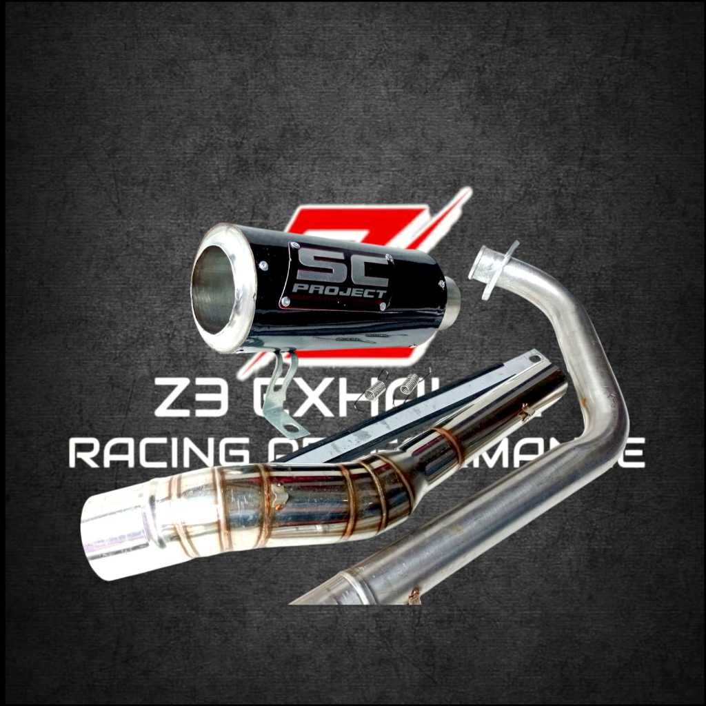 Knalpot Racing Sc Project Karbon 150cc Vixion, Verza, R15, CBR / Knalpot Racing Sc Project CBR150R