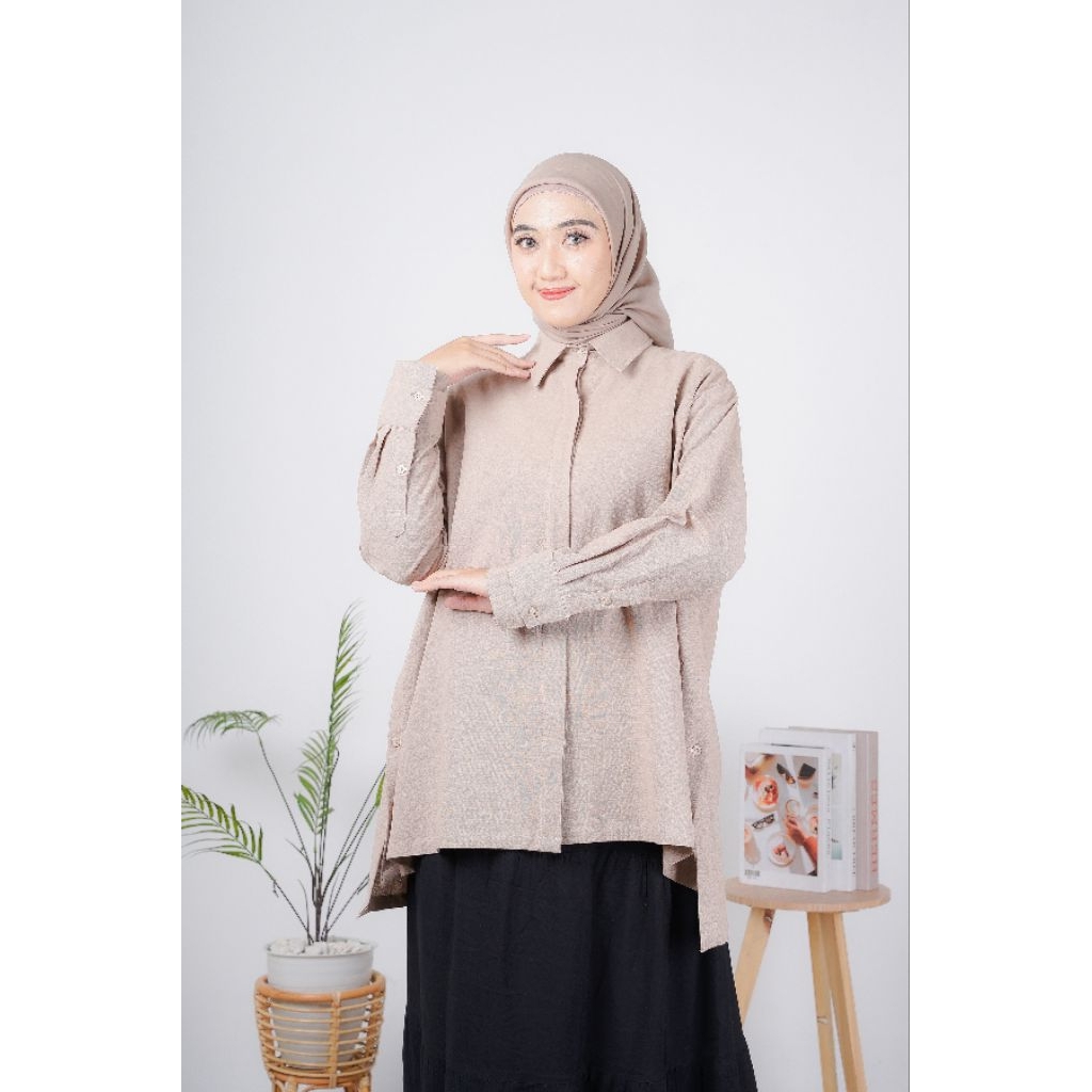 planet fashion-kemeja oversize-fumiko linen