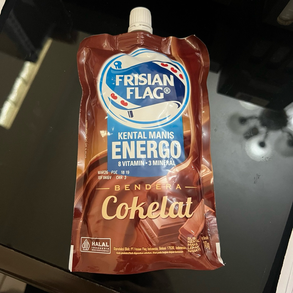 

Frisian Flag Susu Bendera Kental Manis COKELAT Pouch 240g 240gr 240 g gr Chocolate