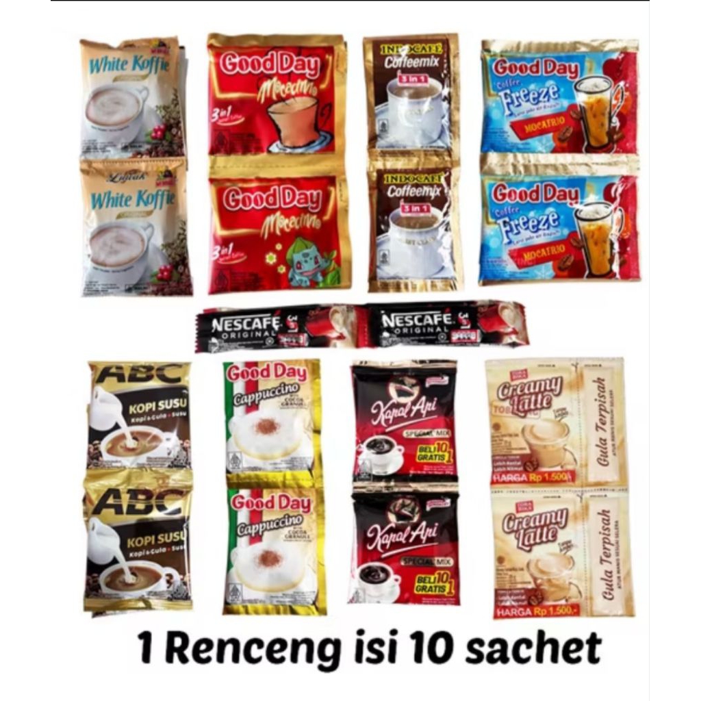 

KOPI kapal api spesial 1 renceng isi 10pcs