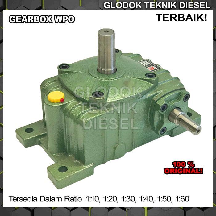 MESIN GEARBOX WPO 135 Ratio 1:10 - 1:60 SPEED REDUCER GEAR BOX WPO 135 1:10 - 1:60