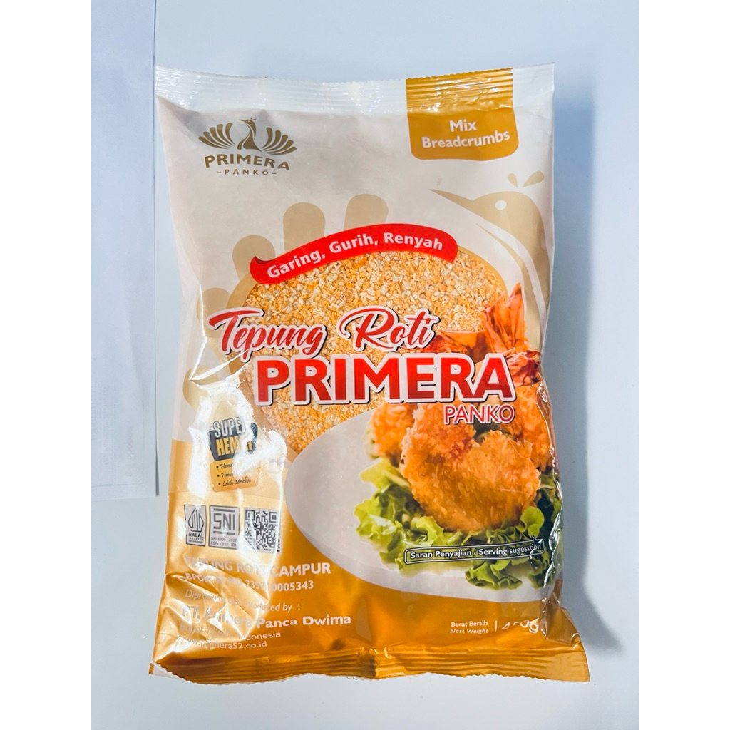 

Tepung roti panko PRIMERA campur 450gr || tepung katsu
