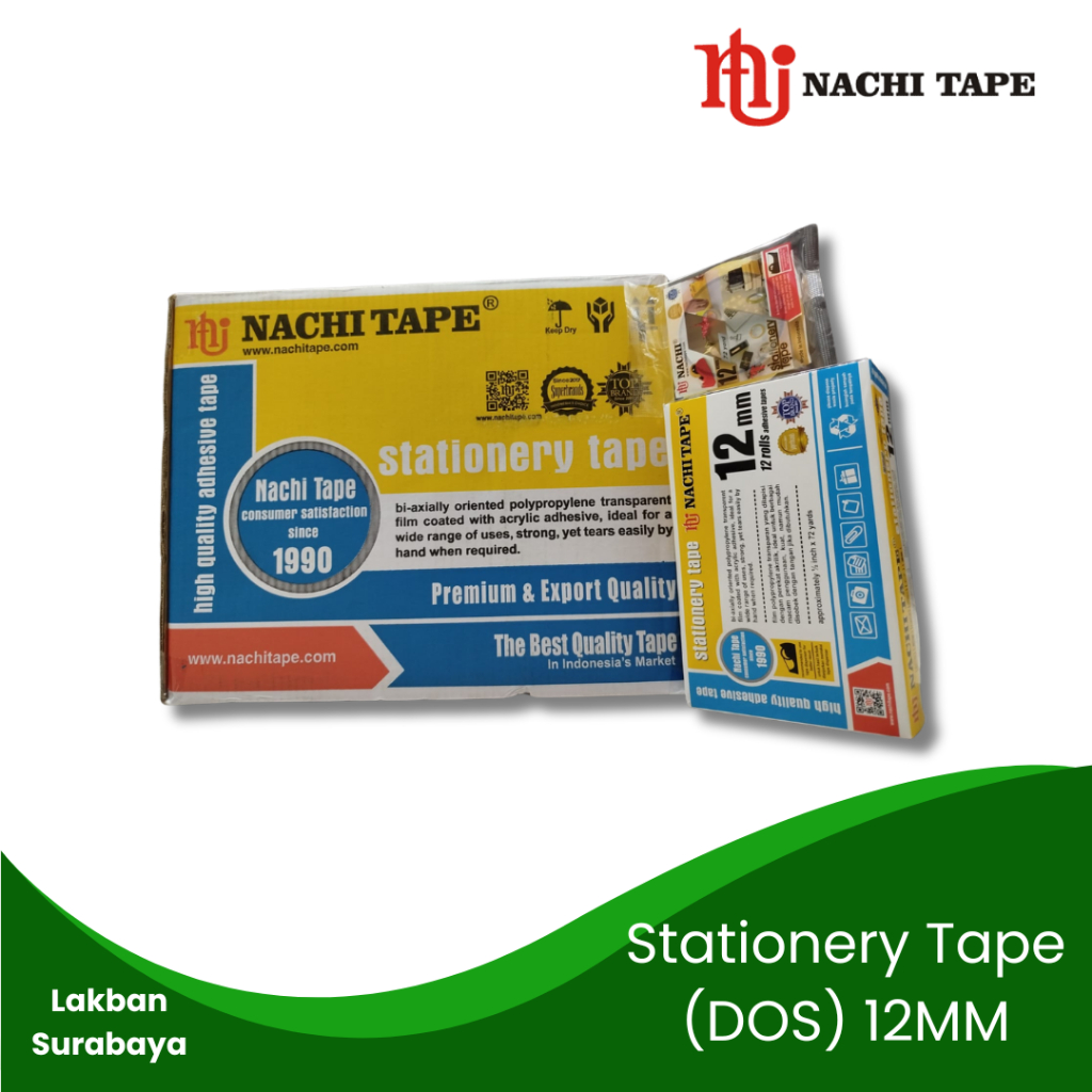 

Nachi Tape Stationery Premium 12mm x 72 yard