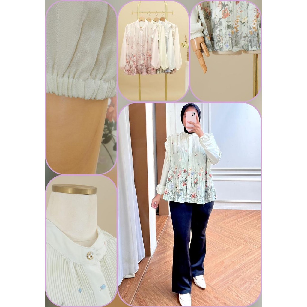 Sisters in style - Blouse cantik bunga