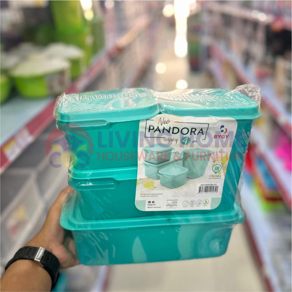 Toples Pandora Set Isi 4 - Toples Serbaguna - Toples Plastik Murah