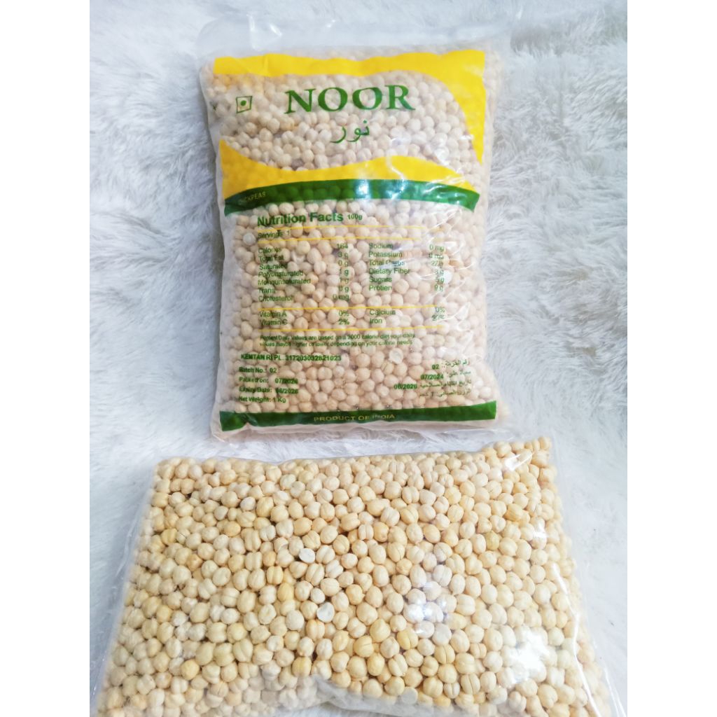 

Kacang Arab Gurih Renyah Spesial Oleh Oleh Haji Dan Umroh 1Kg Kacang Chikpea