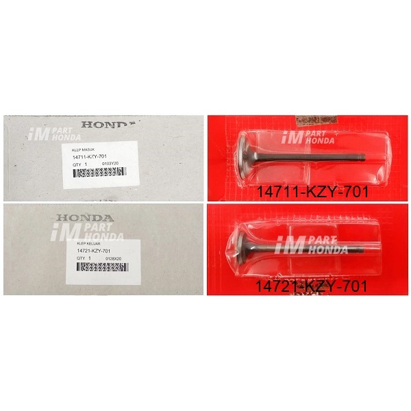 14711-KZY-701 14721-KZY-701 Klep IN & EX ADV PCX Vario 150 JKT