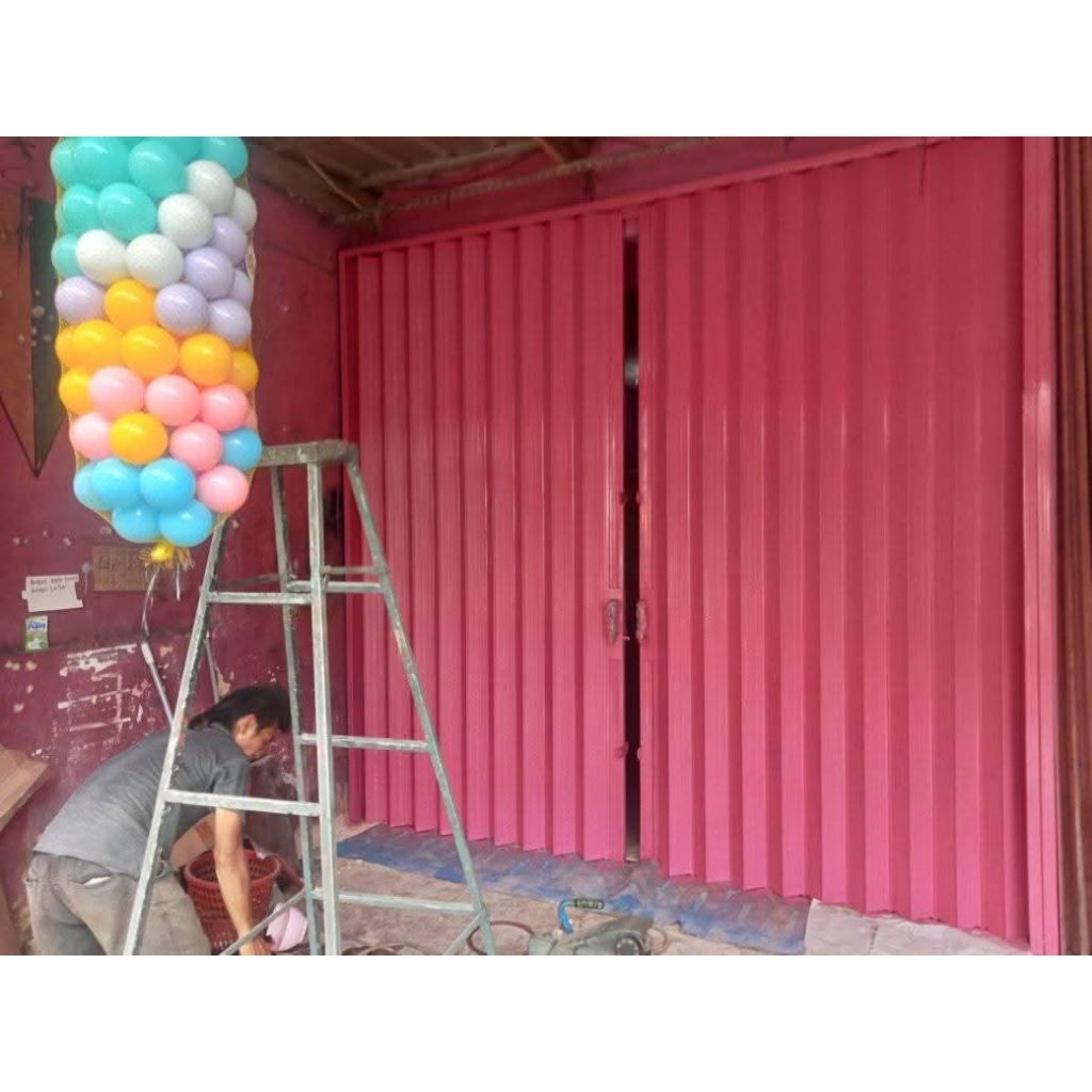 Rolling door dan Folding gate permeter bahan galvalum anti karat