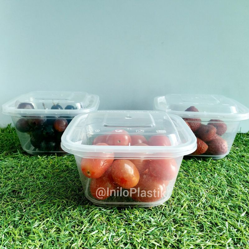 50pcs Thinwal DM 600ml SQ / Thinwall Kotak Plastik 600 ml