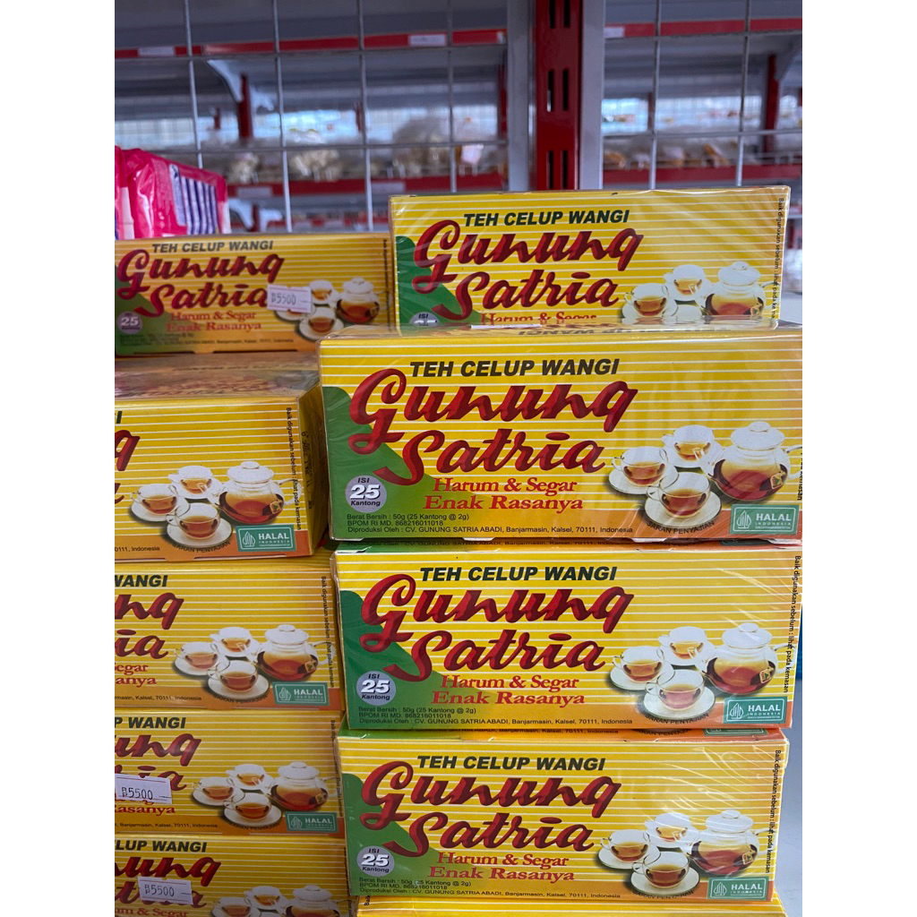 

teh celup wangi GUNUNG SATRIA isi 25 kantong