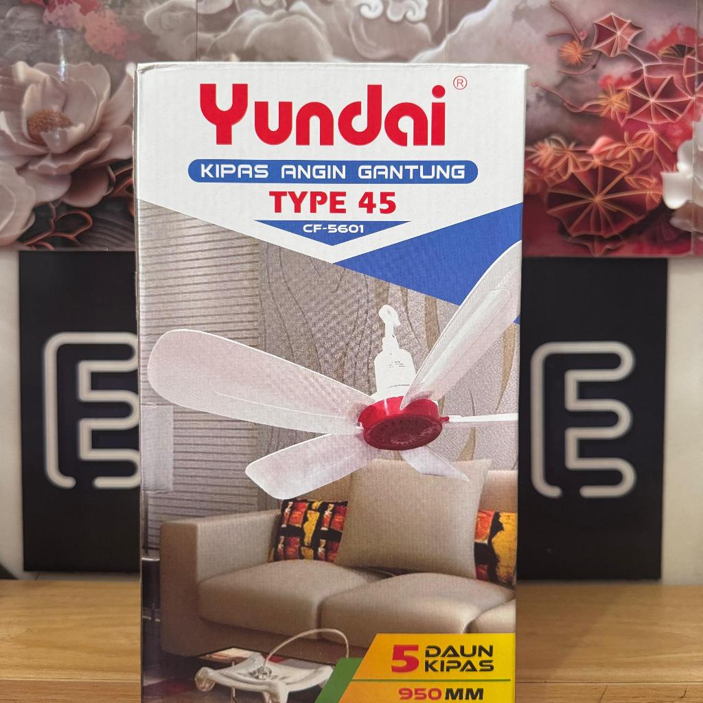 ORIGINAL BALING KIPAS 5 BALING TYPE 45 WATT YUNDAI KIPAS ANGIN GANTUNG TIPE 45