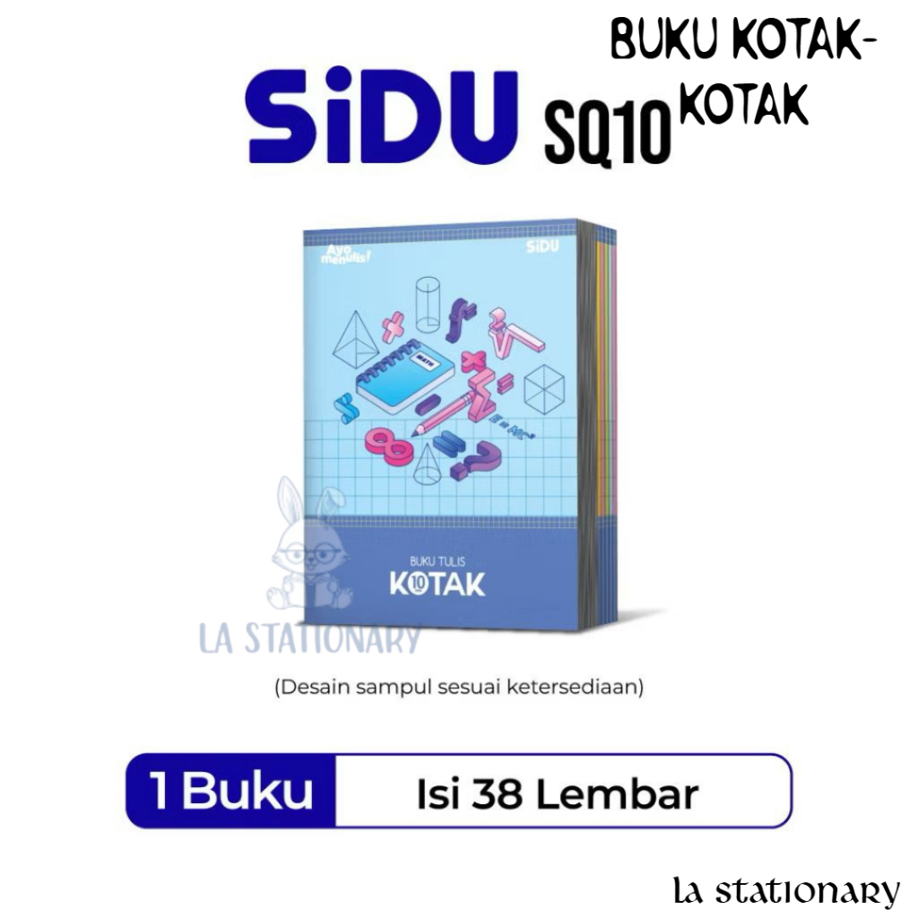 

SIDU Buku tulis kotak SQ10 38Lembar 1 pak