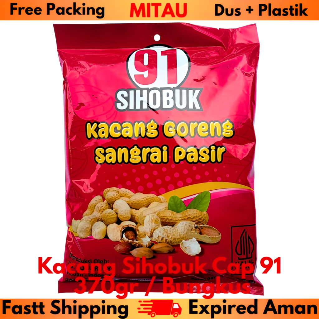 

Kacang Sihobuk Cap 91 Isi 370gr / Bungkus