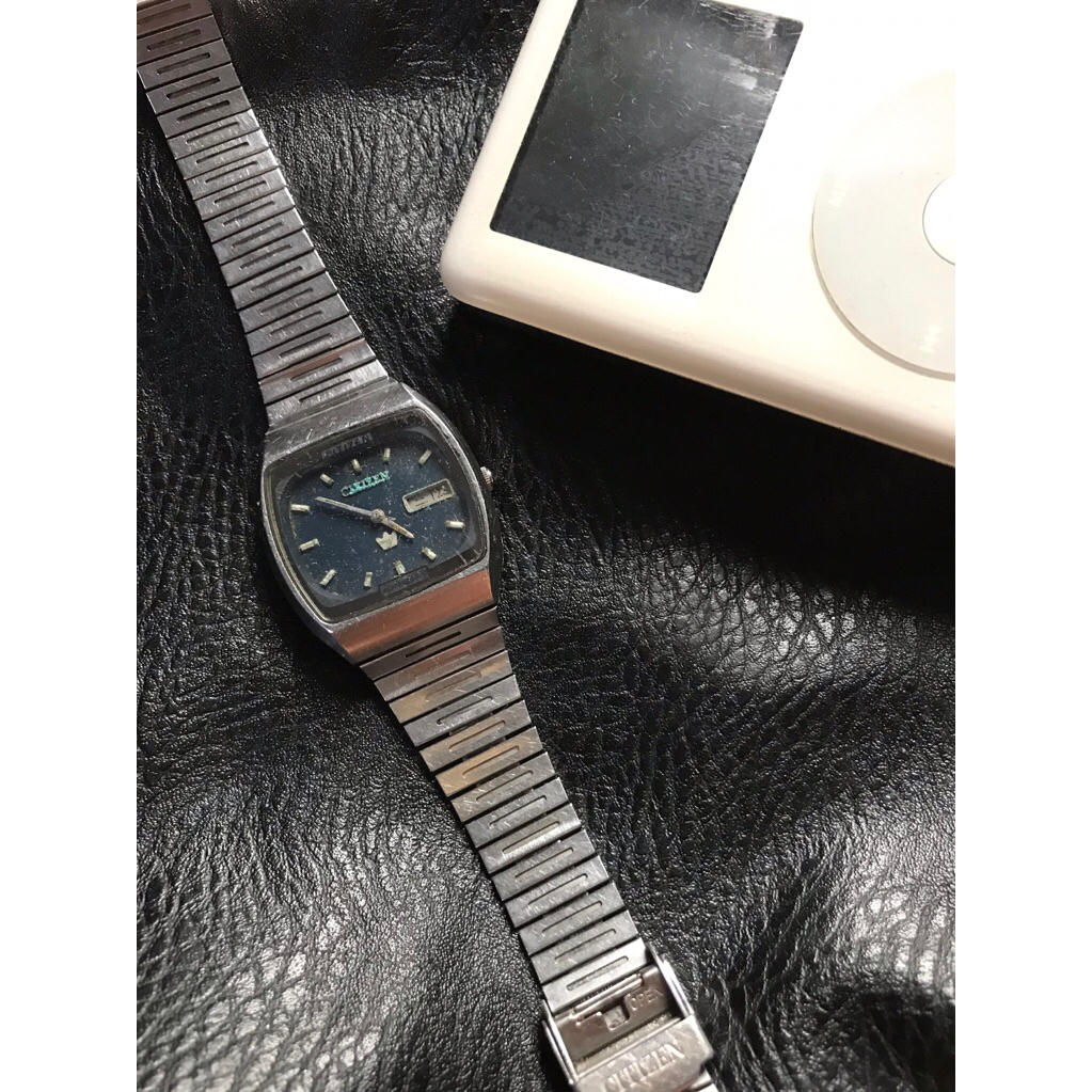 jam citizen tank automatic vintage second bekas