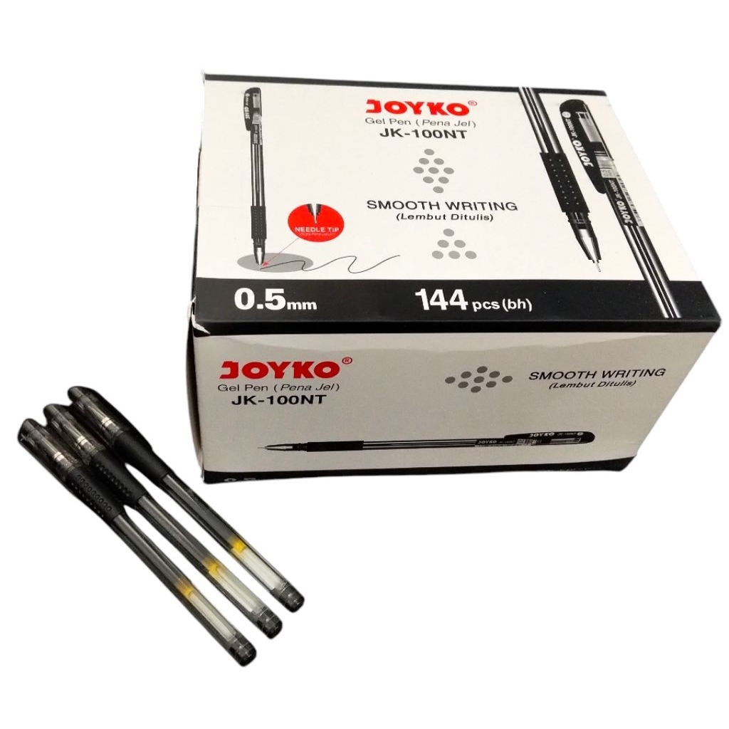 

Pulpen Gel Joyko/JK-100/JK-100 NT harga per Gross(12 lusin)