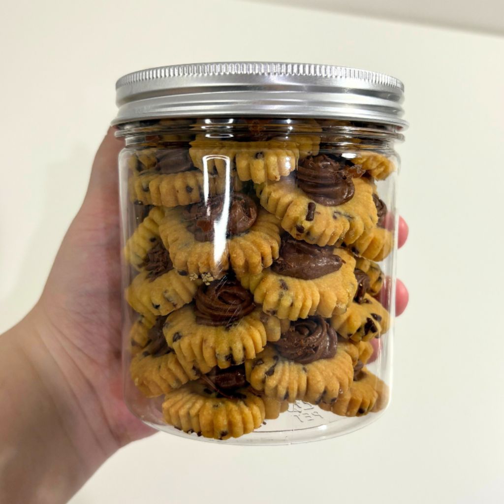 

Choco Nutella Cookies - TOPLES 600ML - KUE KERING