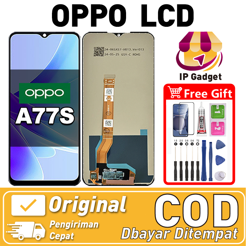 ORI FOR LCD OPPO A77S Fullset Original LCD HP OPPO A77S Asli Touchscreen Layar Sentuh HP COD