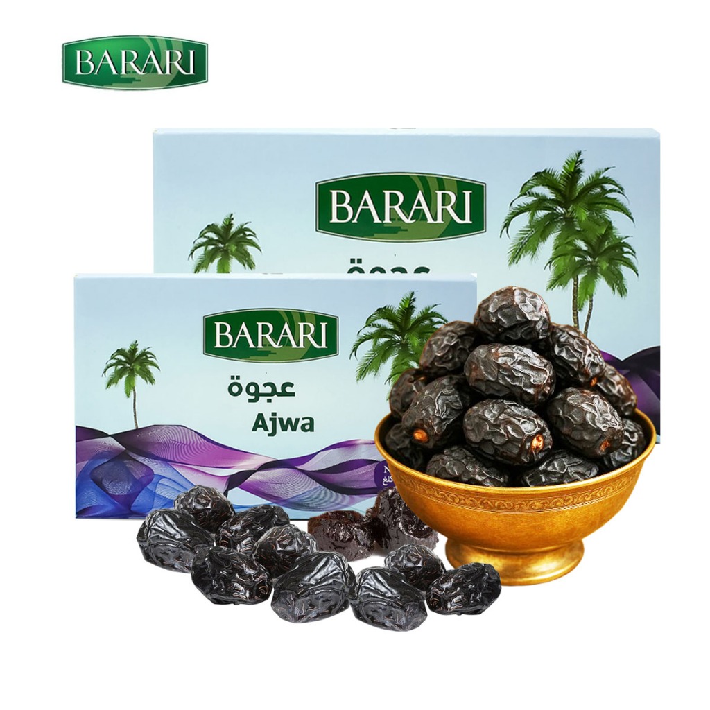 

BARARI Kurma Ajwa 1kg 500gr Kurma Premium Original Kurma Nabi Azwa Hampers Korma Oleh Oleh Haji Umroh