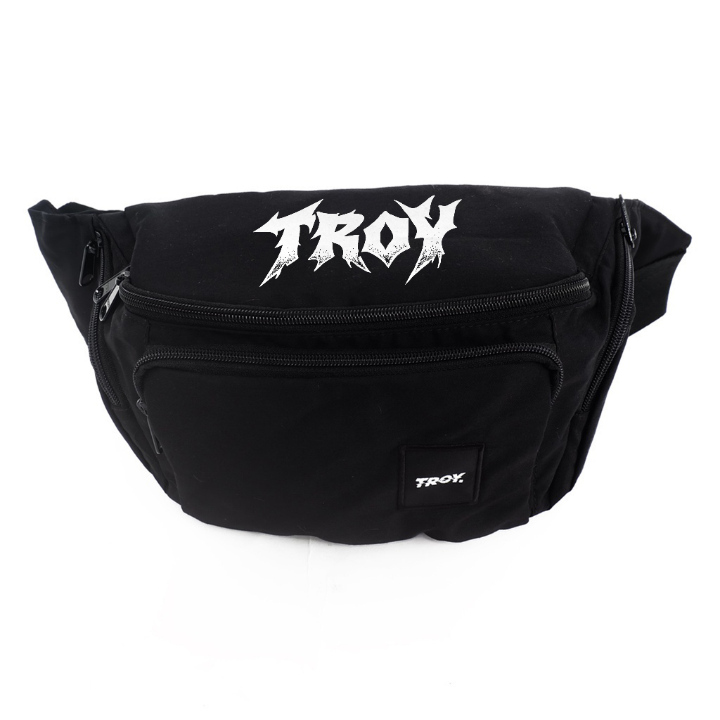 Troy Company Waistbag Drill Black Thunder Grip - Tas Pinggang Tas Selempang Hitam WB 3240
