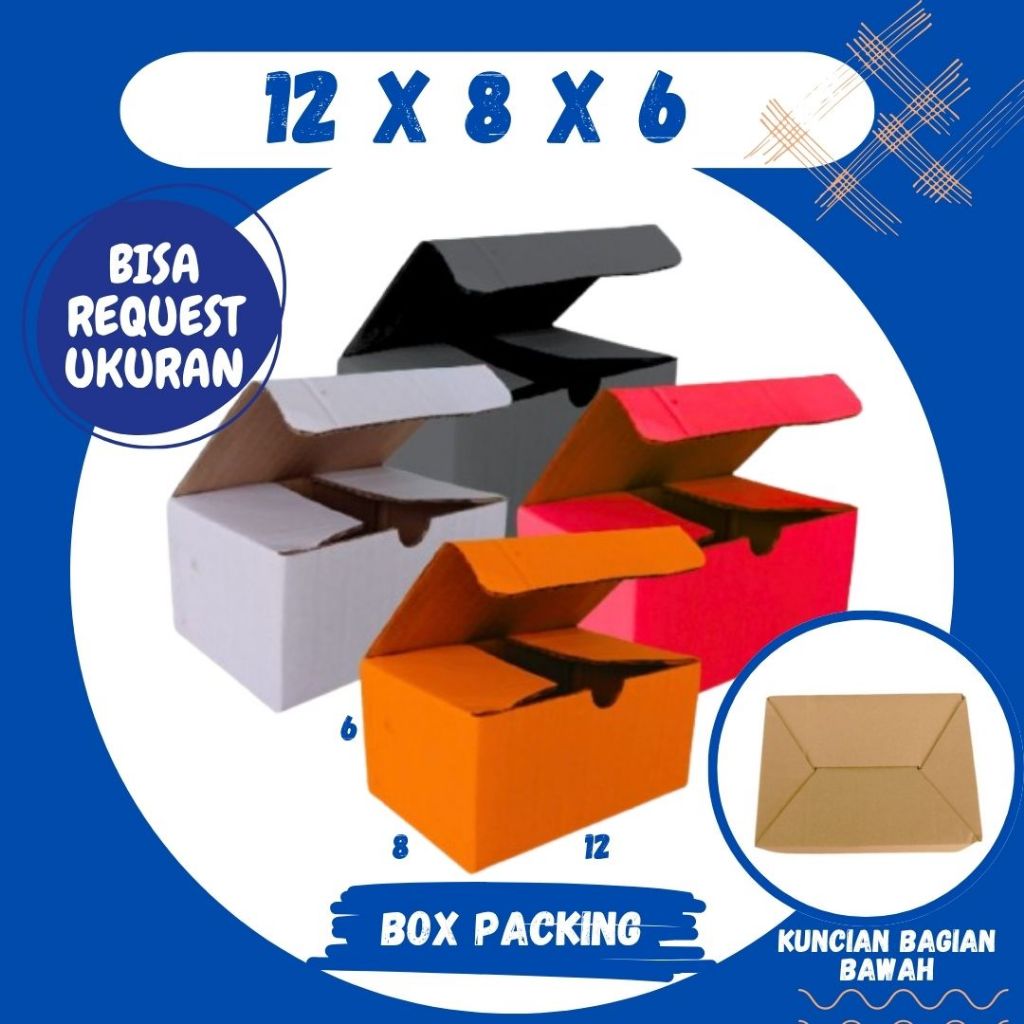 

Box 12x8x6 A0 / Kardus 12x8x6 A0 Packing Karton / Dus 12x8x6 A0 Kotak Paku Kemasan Malang Grosir