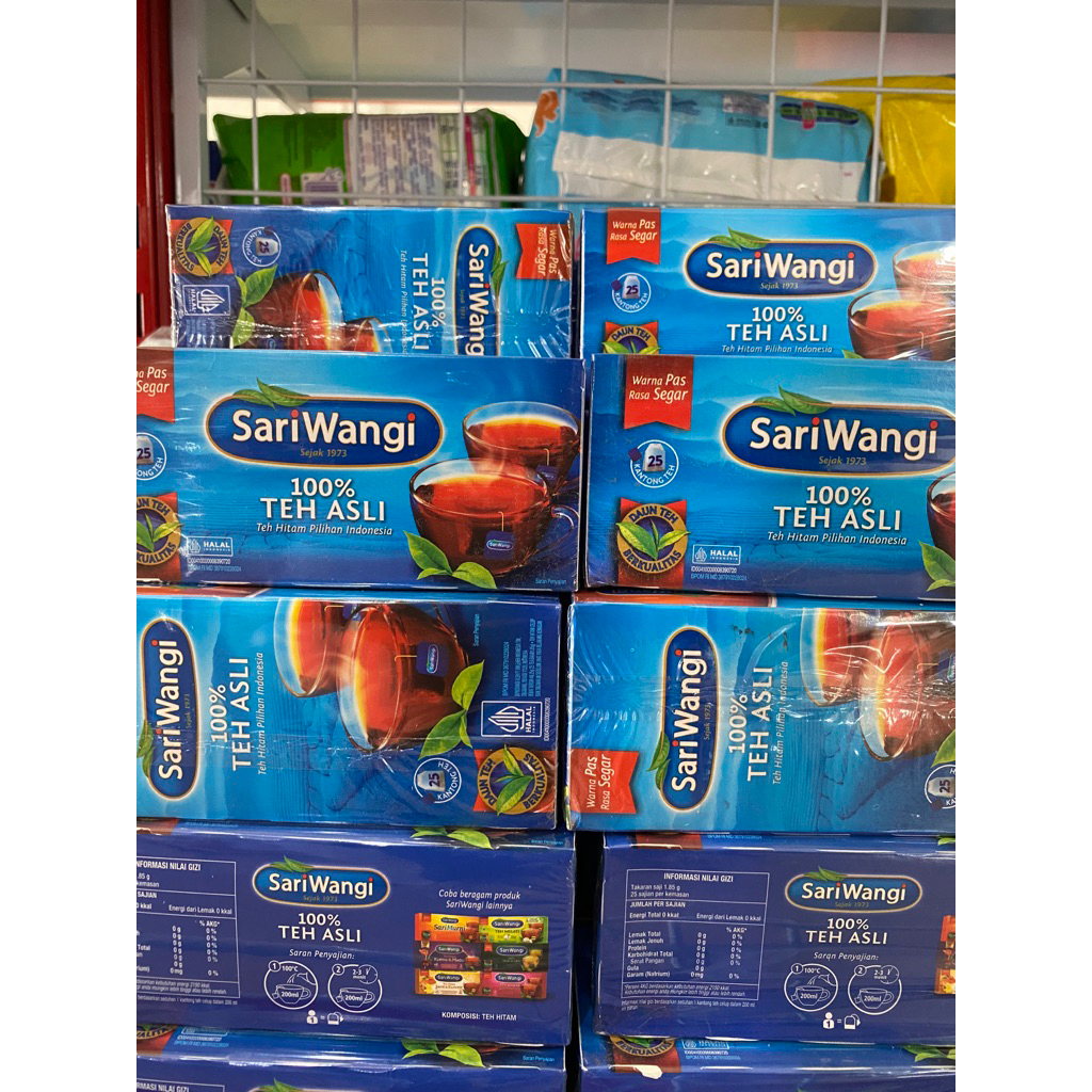 

SariWangi teh celup 100% teh asli 25 kantong