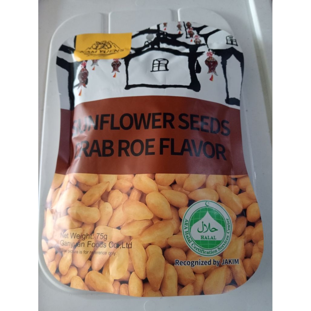 

Sunflower Seeds Crab Roe Flavor Halal Malaysia