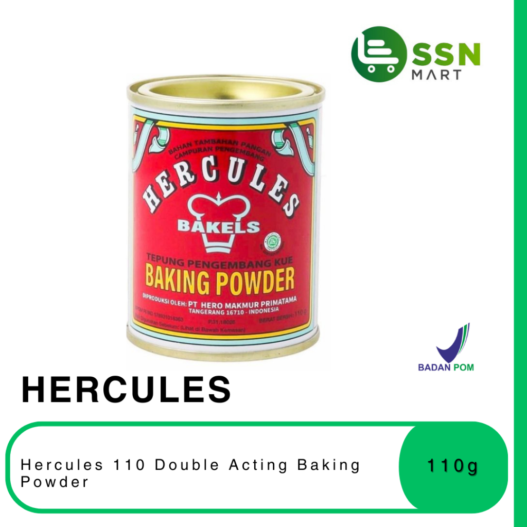 

SSNMart Hercules 110 Double Acting Baking Powder 110g